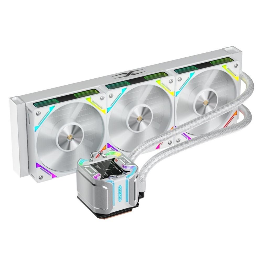 Cooler Procesor 1stPlayer X-Starship 360-wh, Lichid, 12 cm, 3 ventilatoare, aRGB - Componente PC