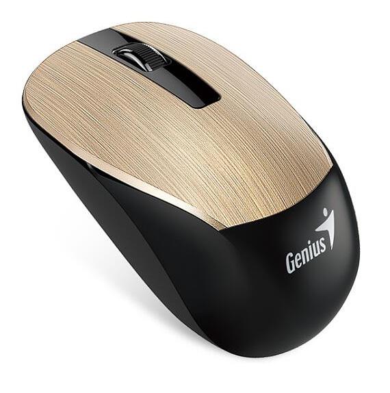 Mouse Wireless Genius NX-7015, 1600 dpi, Auriu