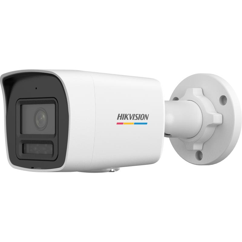 Camera de supraveghere IP Bullet 6MP ColorVu Hikvision DS-2CD1067G2H- LIU(2.8MM), lentila fixa 2.8mm, iluminare: Color: 0.0005 Lux @ (F1.0, AGC ON),B/W: 0 Lux with IR: 30m, microfon incorporat, interfata: 1 x RJ45 10 M/100 M self-adaptive Ethernet port, alarma la evenimente: Motion detection - Camere supraveghere IP