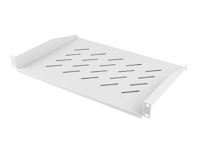 Poliță fixă 19″ 1U / 483×315 mm, max. 25 kg, gri - Accesorii