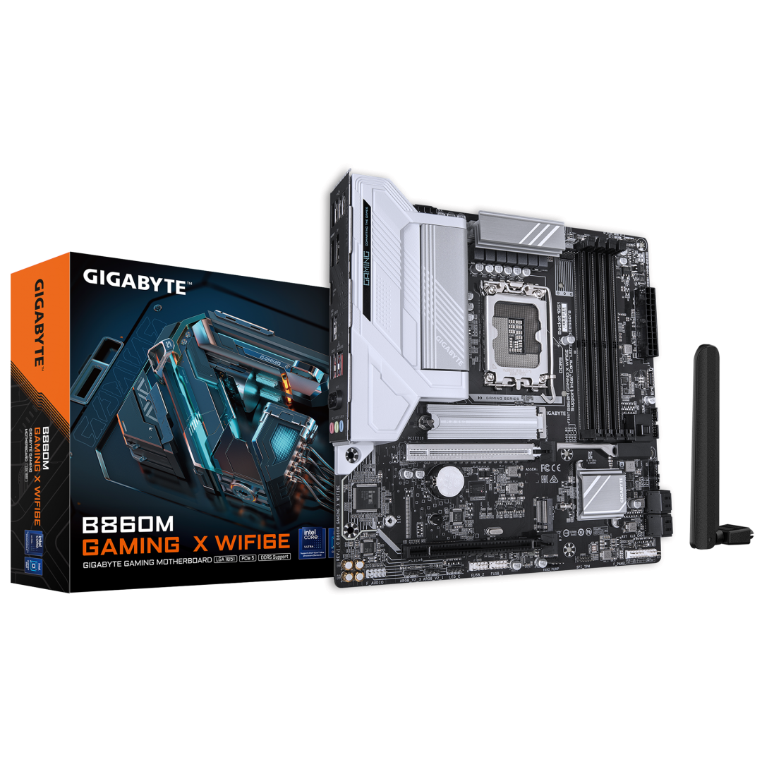 Placa de baza Gigabyte B860M GAMING X WIFI6E, Socket 1851, DDR5, Micro-ATX - Componente PC