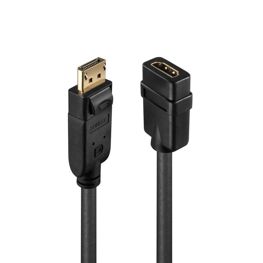 Adaptor Lindy LY-41005, DisplayPort 1.2 to HDMI 1.3, negru - Cabluri video