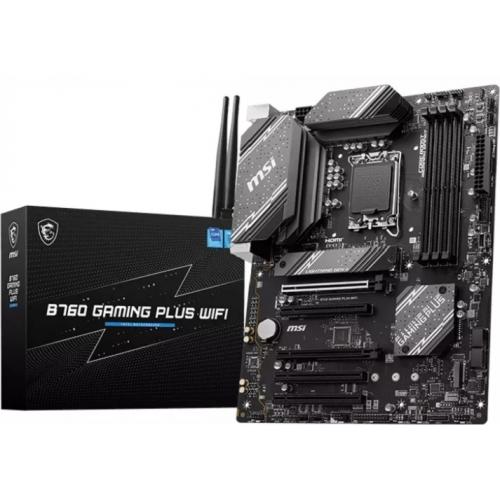Placa de baza MSI B760 GAMING PLUS WIFI, Socket 1700, DDR5, ATX