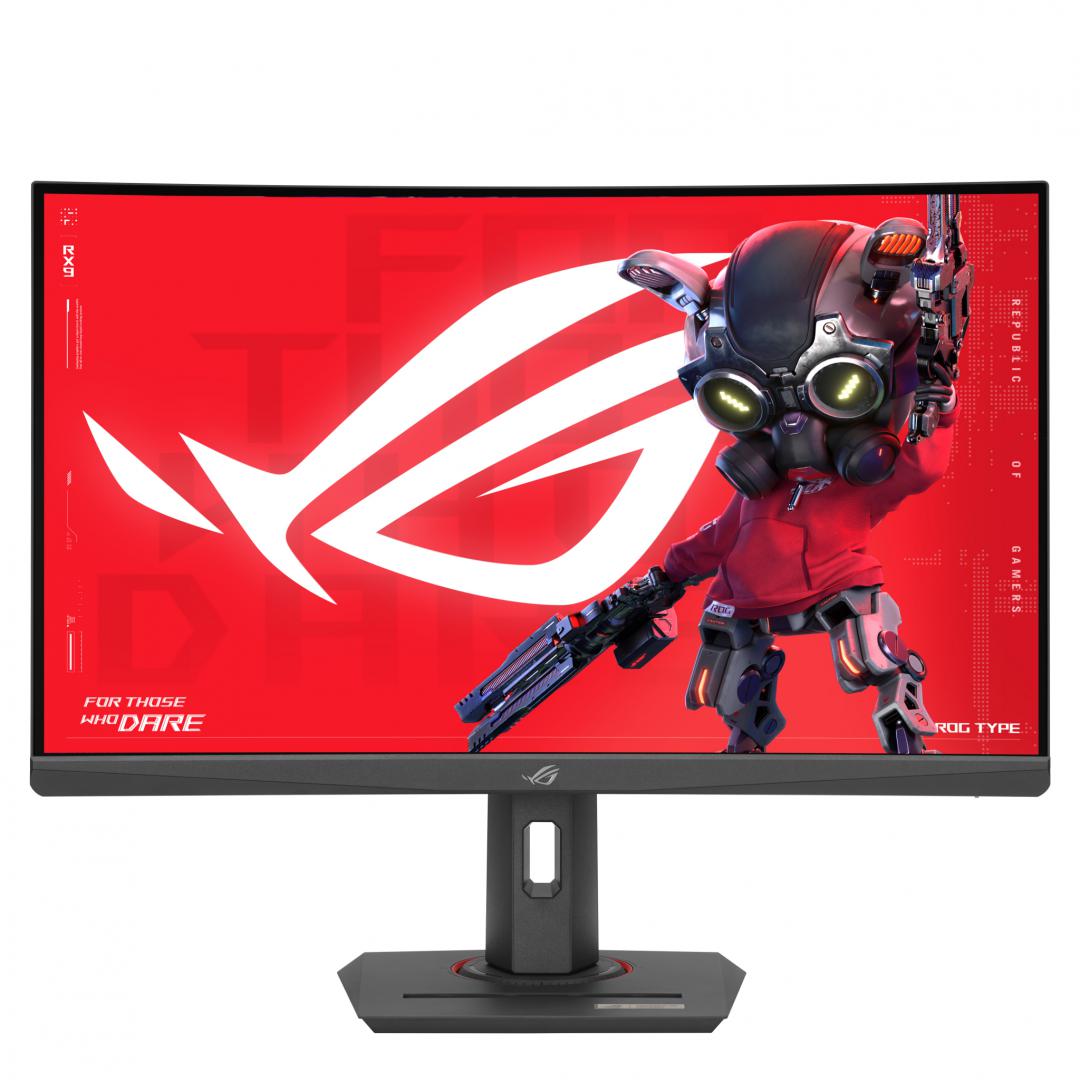 Monitor Consumer ASUS XG27WCMS, 27″, 2560 x 1440 pixeli, Black, 2 ani Garantie - Desktop PC & Monitoare