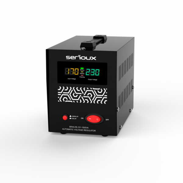 Stabilizator de tensiune Serioux Relay 101-1500VA, putere 1500VA/900W, tip releu, transformator toroidal, interval tensiune intrare 150V ~ 260V, interval frecvența intrare 45Hz ~ 65Hz, tensiune de ieșire 230V, precizie de ieșire +4,-8%, prize: 2x Schuko, distorsiuni 97%, timp de - Servere, Componente & UPS