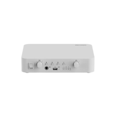 Network Amplifier Hikvision DS-QAE1A40G1-VB, intrari audio: USB/Bluetooth/MIC/RCA, suporta: schedule/live/emergency broadcast, alarm linkage, TTS, protocol: IPv4, HTTP, HTTPS , SSL/TLS , DNS, NTP, TCP, UDP, IGMP, ICMP, DHCP, ARP, SSH, putere: 40 W / 24 VDC, alarma: 1/1, material: plastic - Securitate