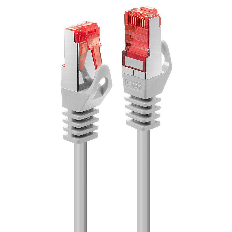 Cablu retea Lindy LY-47345, 3m Cat.6 S/FTP Cable, Grey - Cabluri retea