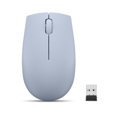 Mouse Wireless LENOVO 300, 1000 dpi, Albastru - Mouse