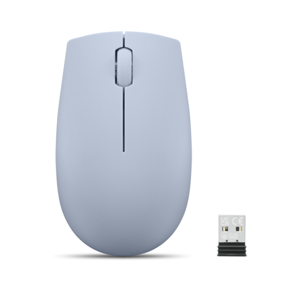Mouse Wireless LENOVO 300, 1000 dpi, Albastru - Mouse