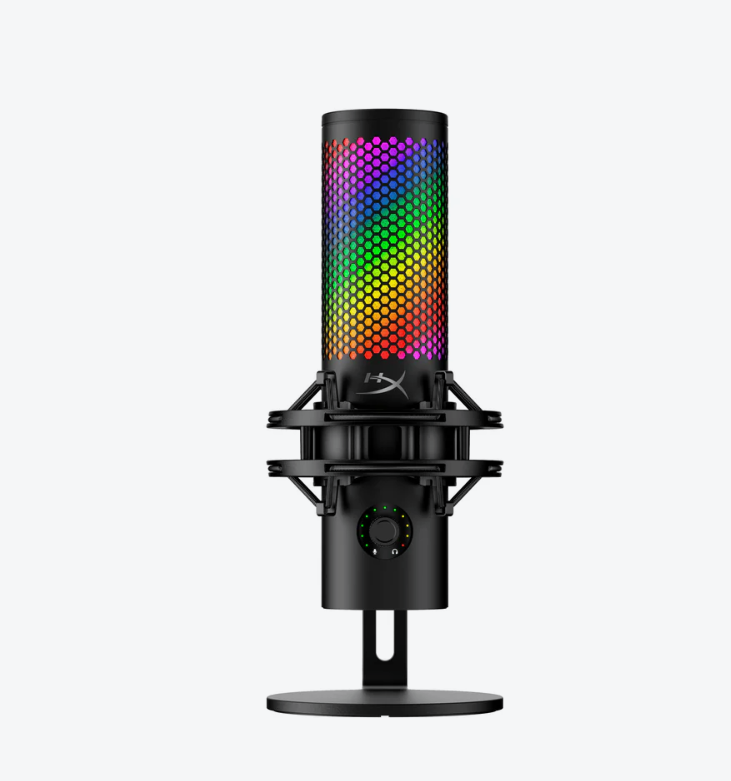 Microfon HyperX QuadCast 2 S, tip Cardioid, USB, LED backlight