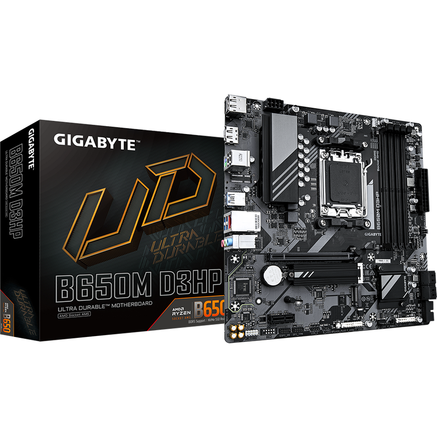 Placa de baza Gigabyte B650M D3HP, Socket AM5, DDR5, Micro-ATX