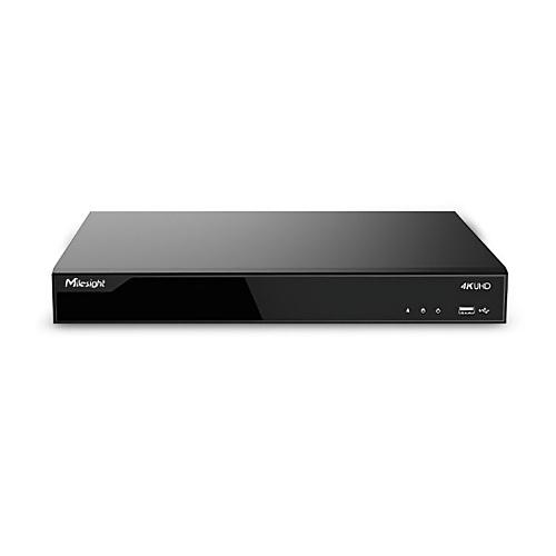 POE NVR Milesight 16 Canale MS-N5016-NPE, Rezolutie inregistrare: 8MP , Rezolutie redare: 3*(30fps @8MP), 4*(30fps @6MP),4*(30fps @5MP), 5 *(30fps @4MP),8*(30fps @3MP), 12*(30fps @1080P),16*(30fps @720P),16 *(30fps @D1); Dual Stream; HDMI & VGA output; Compresie:  H.264 +/H.264; Stocare: 2*SATA(