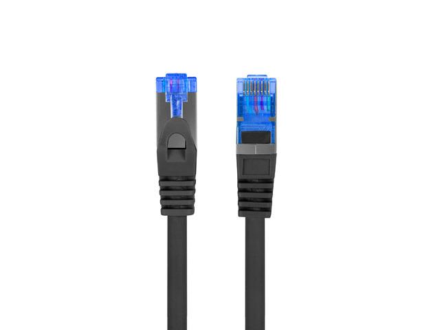 Patch cord Cat.6A S/FTP LSZH CCA 20 m negru, Fluke Passed