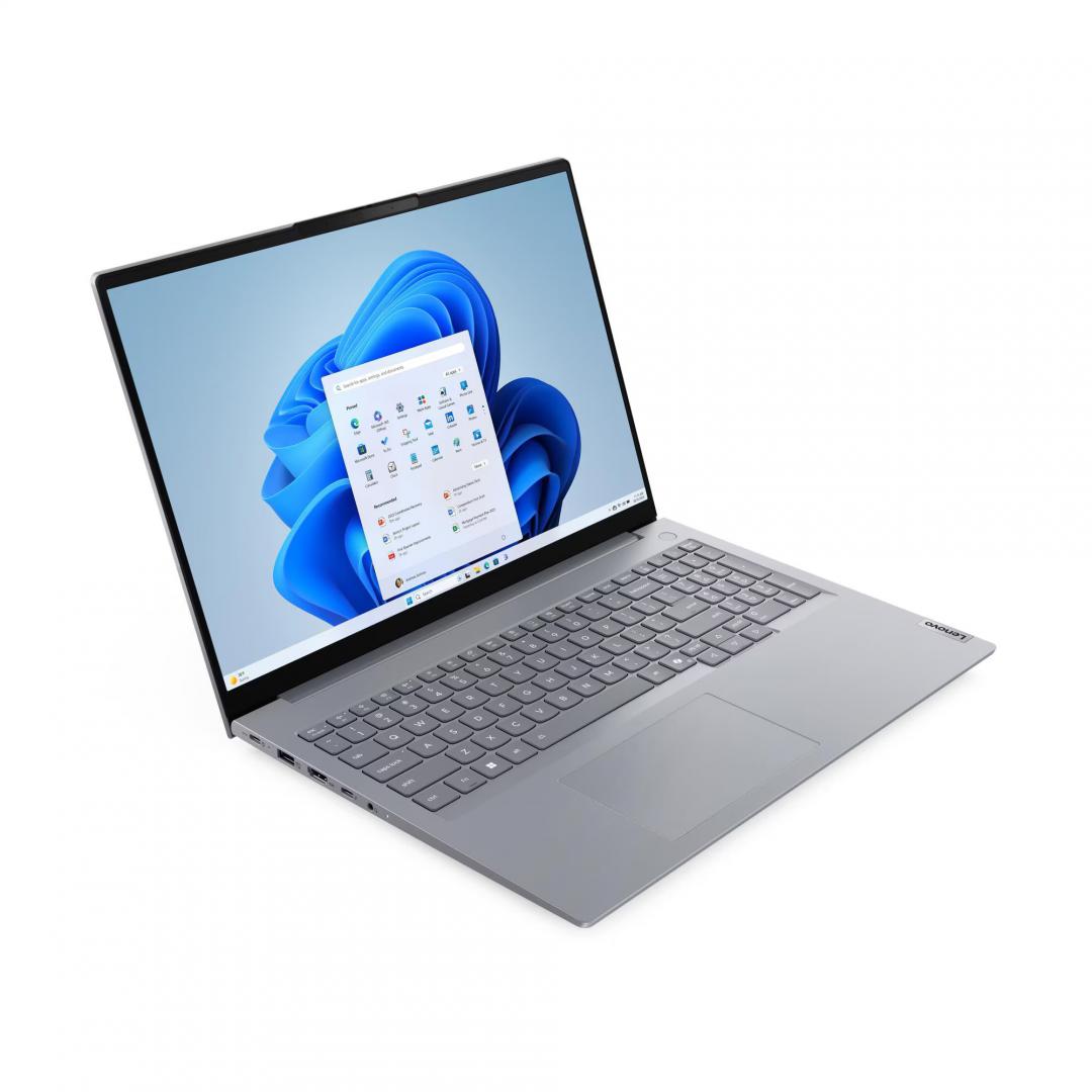 Laptop SMB Lenovo ThinkBook 16 G9 IRL, cu procesor Intel Core 7 240H, 16'', IPS, 32 GB DDR5, 1 TB, Intel Graphics, Windows 11 Pro, 3 ani Garantie