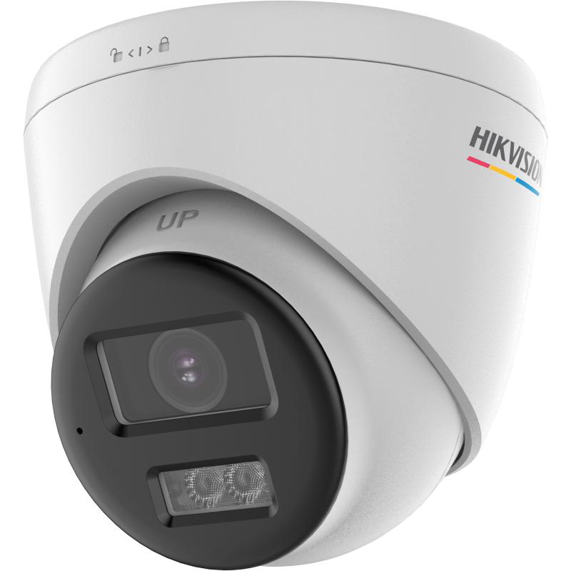 Camera de supraveghere Turret 4K Hikvision DS-2CE72UF3T-LS(2.8MM), lentila fixa 2.8mm, iluminare min: 0.0005 Lux @ (F1.0, AGC ON), 0 Lux with cu lumina alba: 40m, IR 40m, iesire TVI, alimentare: 12 VDC ± 25%, Max. 5.4 W, protectie: IP67, dimensiuni: Ø110 mm × 93 mm, greutate: 395g, temperatura de - Securitate