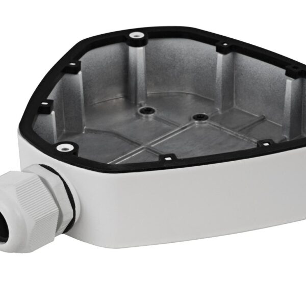 Hikvision Junction box DS-1280ZJ-DM25; compatibil cu DS-2CD6332FWD-XXX, DS-2CD6362F-XXX; aluminiu, alb. - Accesorii