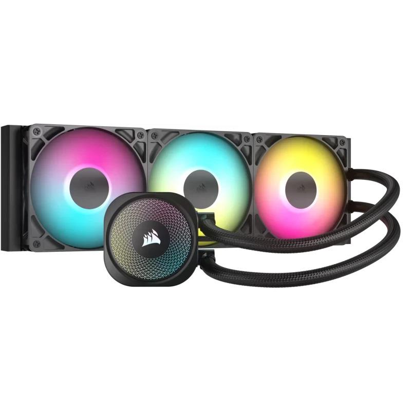 Cooler Procesor CORSAIR Nautilus 360 RS ARGB, Lichid, 3 ventilatoare, aRGB - Componente PC