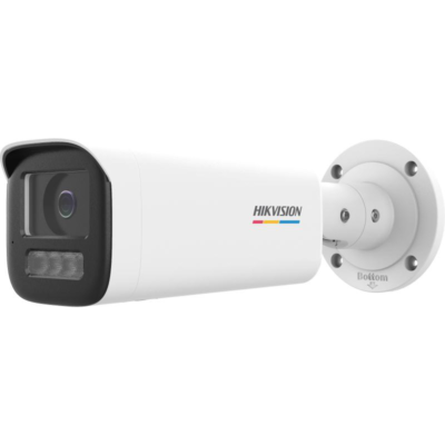 Camera de supraveghere IP Bullet 4MP ColorVu Hikvision DS-2CD1B47G2H- LIU(4MM), lentila fixa 4mm, iluminare: Color: 0.0005 Lux @ (F1.0, AGC ON),B/W: 0 Lux with IR: 50m, microfon incorporat, alarma la evenimente:Motion detection (support alarm triggering by specified target types (human and - Camere supraveghere IP