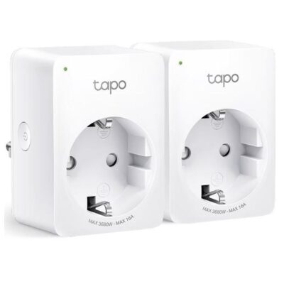 TP-Link MINI SMART WI-FI SOCKET TAPO P110(2-PACK), Protocol: IEEE 802.11b/g/n, Bluetooth 4.2 (doar pentru onboarding), 2.4 GHz, Cerințe de sistem: Android 4.4 sau o versiune mai recentă, iOS 9.0 sau o versiune mai recentă, Cerinte de alimentare: AC 220-240 V~50/60 Hz 10 A. - Automatizari casa