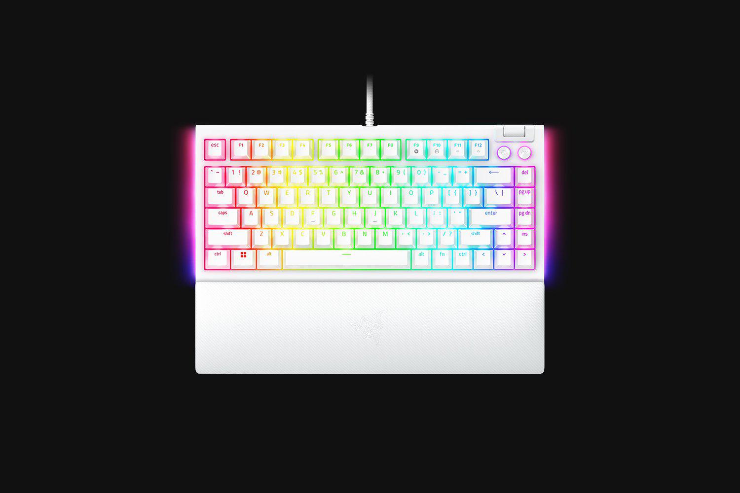 Tastatura Mecanica Gaming Razer BlackWidow V4 75%, RGB, USB, Alb - PC, Periferice & Software
