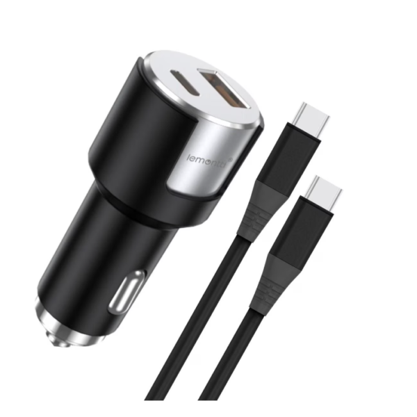 Incarcator Auto LEMONTTI LIAFCPD20WNA, 20W, 2 porturi, Negru - Incarcatoare telefoane