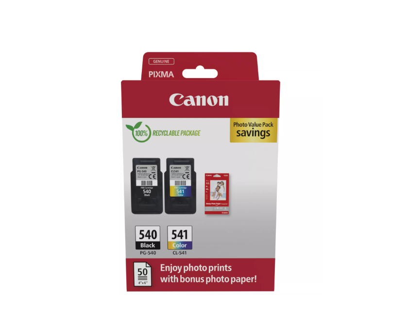 Cartus CANON PG-540 /CL-541, Black, Cyan, Magenta, Yellow - Cartuse cerneala
