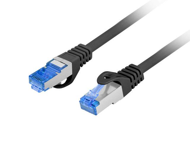 Patch cord Cat.6A S/FTP LSZH CCA 2 m negru, Fluke Passed - Alte accesorii retea