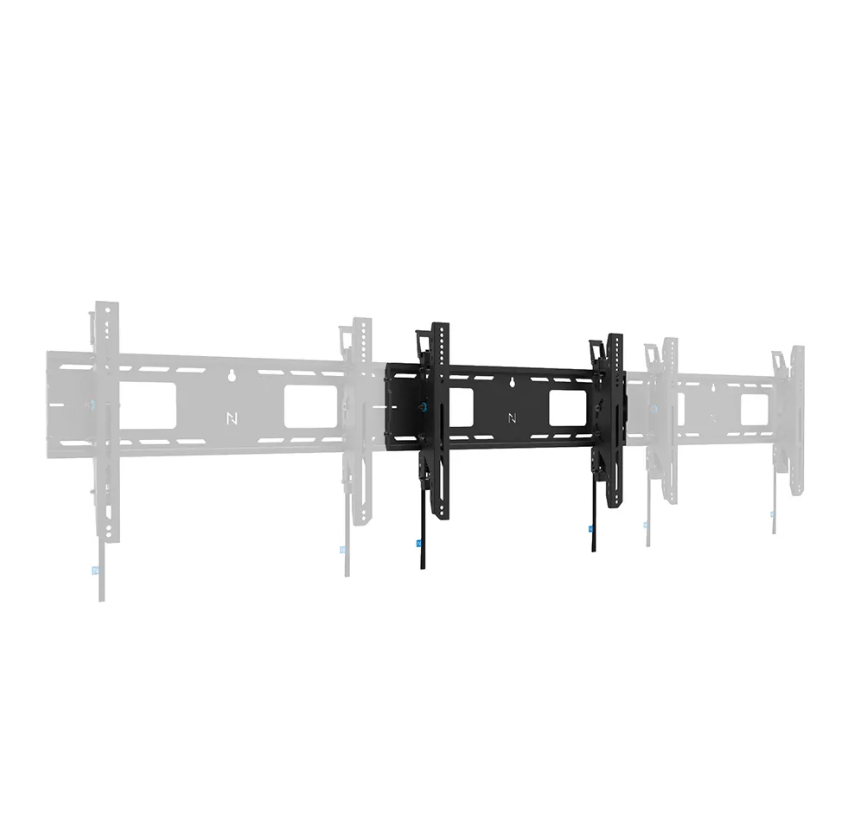 Suport perete Neomounts heavy duty, pentru display-uri interactive si ecrane grele de pana la 42-86", sistem de prindere VESA 600x400, greutate maxima suportata 125, negru