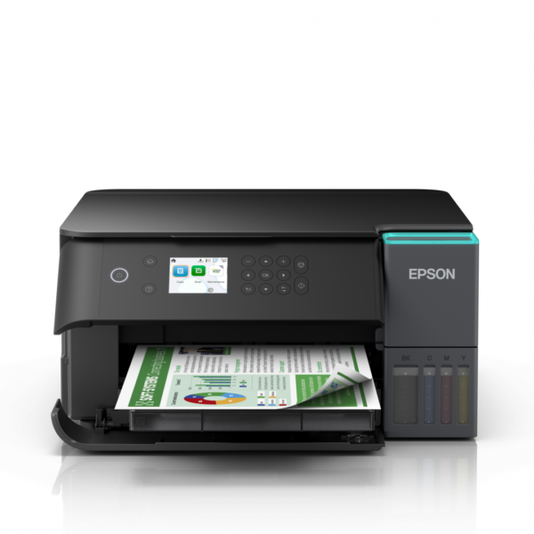Multifunctional inkjet EPSON EcoTank L6360, CISS, format A4, Color, Duplex, USB + LAN + Wi-Fi - Imprimante, Scanere & Consumabile