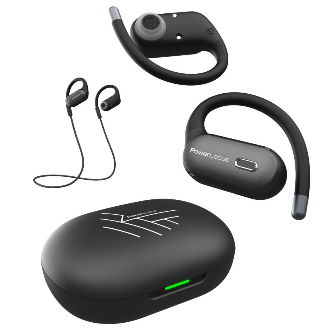 Casti PowerLocus Move, Wireless, Negru