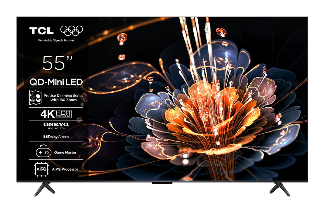 Televizor TCL Mini LED 55C69KS, 139 cm, Smart, 4K - Televizoare