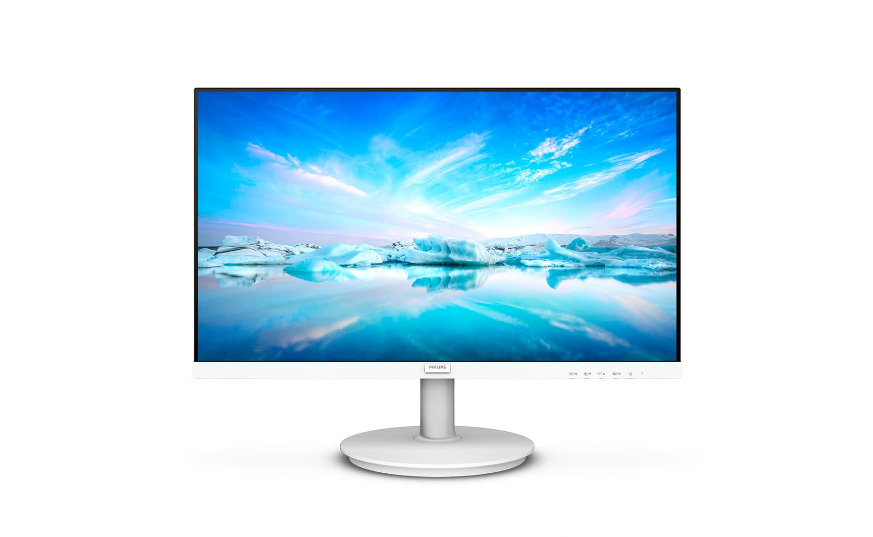 Monitor Consumer Philips 241V8AW/00, 23.8", 1920 x 1080 pixeli, White, 3 ani Garantie