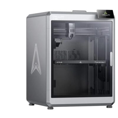 Imprimanta 3D CREALITY K2 PLUS, Tehnologie FDM, Volum printare: 350*350* 350mm, Dimensiuni imprimanta: 495*515*640mm, Greutate: 35Kg, Viteza printare: 600mm/s max, Acuratete: 100mm±0.1mm, Inaltime strat: 0.05-0.3mm, Extruder: Dual-gear direct drive, Diametru filament compatibil: 1.75mm, Touchscreen - Imprimante 3D