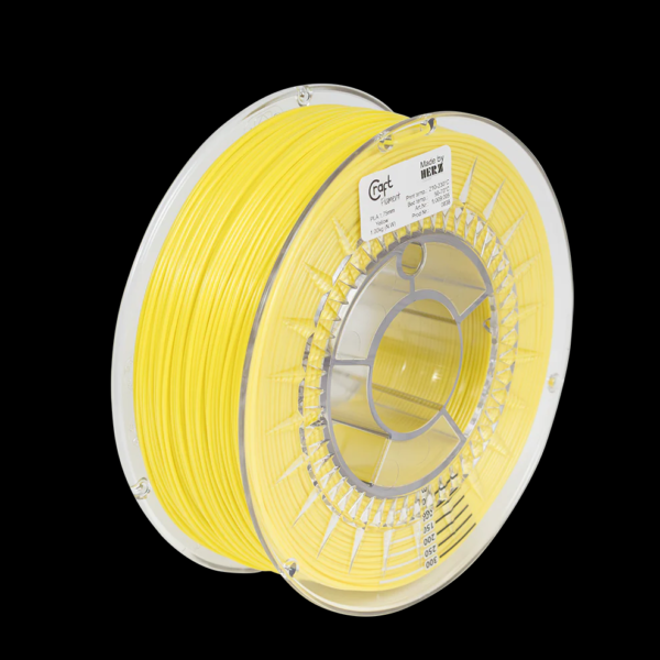CRAFTBOT 3D PRINTING FILAMENT, Material: PLA, Culoare: Galben, 1KG. - Accesorii imprimare 3D