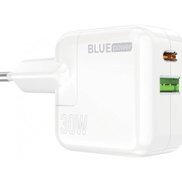 Incarcator Retea BLUEpower BC111A, 30W, 2 porturi, Alb - Incarcatoare telefoane