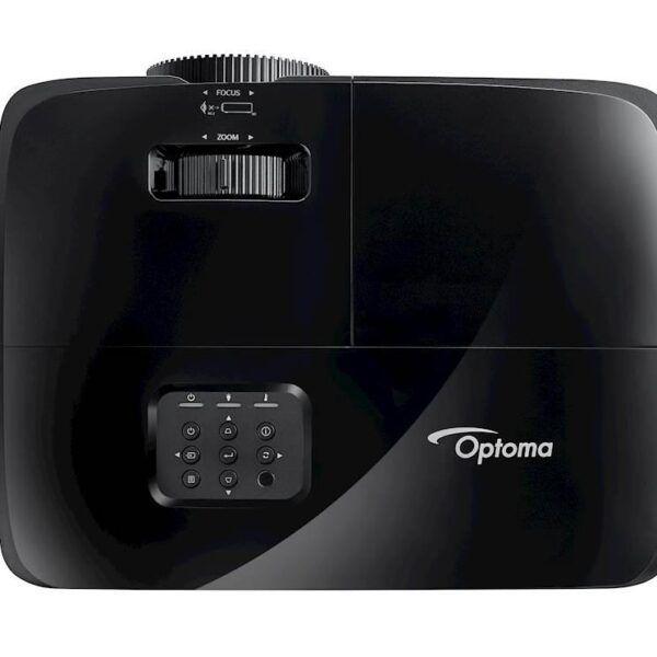 Proiector Optoma W400LVe, full 3D, WXGA 1280*800, 4.000 lumeni, 25.000:1, 16:10/ 4:3/ 16:9, corectie +/-40, diemnsiune maxima imagine 300″/ 7.61 m, lampa 6.000 ore/ 15000 Eco+, distanta maxima de proiectie 12 m, zoom 1.1, HDMI, VGA, Composite video, audio in/ out, USB-A power 1A, RS232, 27-29 dB - TV, Electronice & Gaming