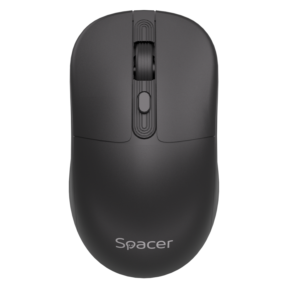 Mouse Wireless SPACER SPMO-WS03-BT, 1600 dpi, Negru - Mouse