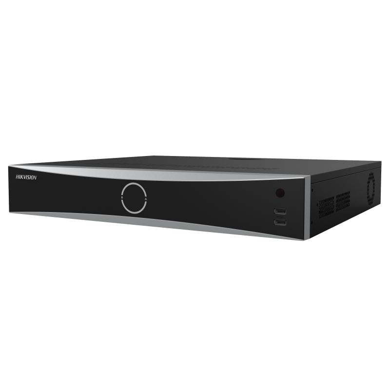 NVR Hikvision 16 canale AcuSense DS-7716NXI-K4(D); 2-ch@12 MP or 4-ch@8 MP or 8-ch@4 MP or 16-ch@1080p, H.265+/H.265/H.264+/H.264, iesiri: HDMI/VGA, 4x SATA max 16TB pe HDD, AI by NVR Facial recognition, perimeter protection, motion detection 2.0, AI by Camera Facial recognition, perimeter