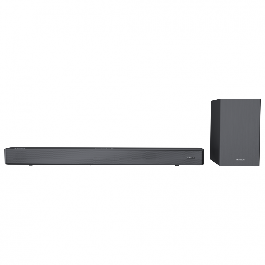 SOUNDBAR HORIZON HAV-S2630W / System 2.1 / Max Audio Power 110W (30W x2 + 50W) / Wireless Subwoofer / Digital Optical / AUX (3.5mm) / HDMI-ARC (CEC) / BT 5.4 / USB Playback / DOT-Matrix Display / Remote + Button Keys / Impedance: 4Ω x2 + 4Ω / Signal to Noise Ratio (SNR): 73dB / Wall- Mount Ready / - Home Cinema & Audio