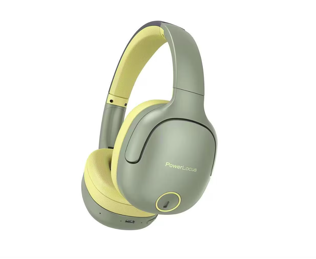 Casti Over-ear PowerLocus P7, Wireless, Gri