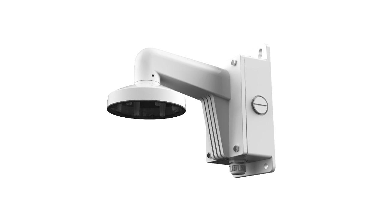 Hikvision Bracket DS-1273ZJ-140B, cu cutie de jonctiune, aluminiu, 140× 182×120mm, alb; - Accesorii