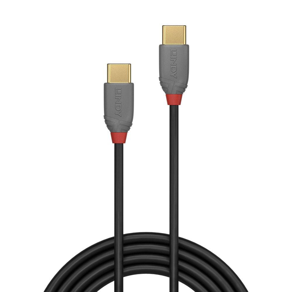 Cablu Lindy 1m USB 2.0 Type-C, Anthra Line - Cabluri periferice