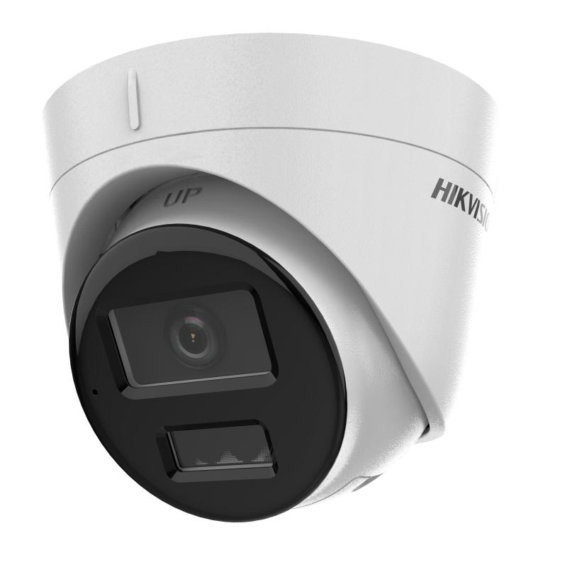 Camera de supraveghere IP Turret 4MP Hikvision DS-2CD1343G2-LIUF(2.8MM), lentila fixa: 2.8mm, iluminare min.: Color: 0.005 Lux @ (F1.6, AGC ON),B/W: 0 Lux cu IR: 30m, microfon inclus, slot card de memorie: microSD/microSDHC/microSDXC/TF card, up to 512 GB, alarma la evenimente: Motion detection