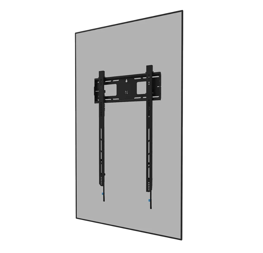 Suport perete Neomounts heavy duty, pentru display-uri interactive si ecrane grele de pana la  50-98, sistem de prindere VESA 500x800, greutate maxima suportata 100kg, fix, montare tip portrait, distanta fata de perete 4.2cm, cu sistem ce permite prinderea/desprinderea usoara a display-ului