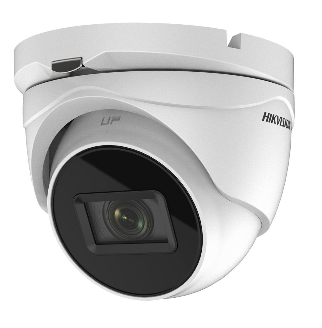 Camera supraveghere Hikvision TURRET DS-2CE79H8T-AIT3ZF(2.7- 13.5mm); 5MP; Ultra-low light; 5 MP CMOS; rezolutie: 2560 × 1944@20fps; iluminare: 0.003 Lux @ (F1.2, AGC ON), 0 Lux with IR; lentila varifocala motorizata: 2.7-13.5mm, distanta IR: 60m, Smart IR; 130 dB true WDR/3D DNR/ ICR/AGC/BLC - Securitate