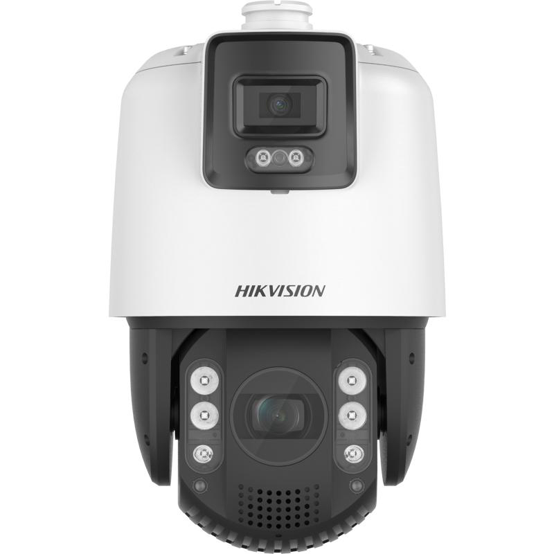 Camera de supraveghere IP Speed Dome 4MP Hikvision DS-2SE7C432MW- AEB(14F1)(P3), lentila fixa bullet: 4mm, lentila varifocala PTZ: 5.9 to 188.8 mm, 32 × optical, [Bullet channel]: 0.0005 Lux @ (F1.0, AGC ON), 0 Lux cu lumina alba: 30m; [PTZ channel]: Color: 0.005 Lux @ (F1.5, AGC ON), B/W: 0.001 - Camere supraveghere IP