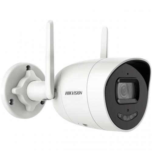 Camera supraveghere Hikvision IP Bullet DS-2CV2027G0-LDW(2.8mm),ColorVu – imagini color 24/7 (color si pe timp de noapte), filtrarea alarmelor false dupa corpul uman si masini, senzor: 1/1.8″ Progressive Scan CMOS, rezolutie:1920 × 1080@25fps, iluminare: Color: 0.0005 Lux @(F1.0, AGC ON), 0 Lux cu - Camere supraveghere IP