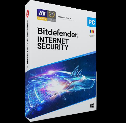 Licenta retail Bitdefender Internet Security – protectie completapentru Windows, valabila pentru 1 an, 5 dispozitive, new - Antivirus