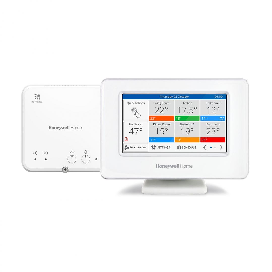 Termostat EvoHome controller multizona wireless cu wi-fi, Honeywell ATP921R3052; Touch screen; - Automatizari casa