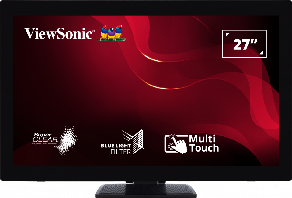 Monitor Consumer ViewSonic TD2760, 27", 1920 x 1080 pixeli, Touchscreen, Black, 3 ani Garantie